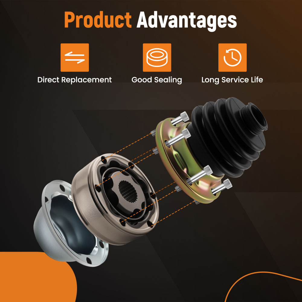 Front Prop-shaft CV Joint compatible for Jeep Grand Cherokee 98-07 Transfer compatible for case Side