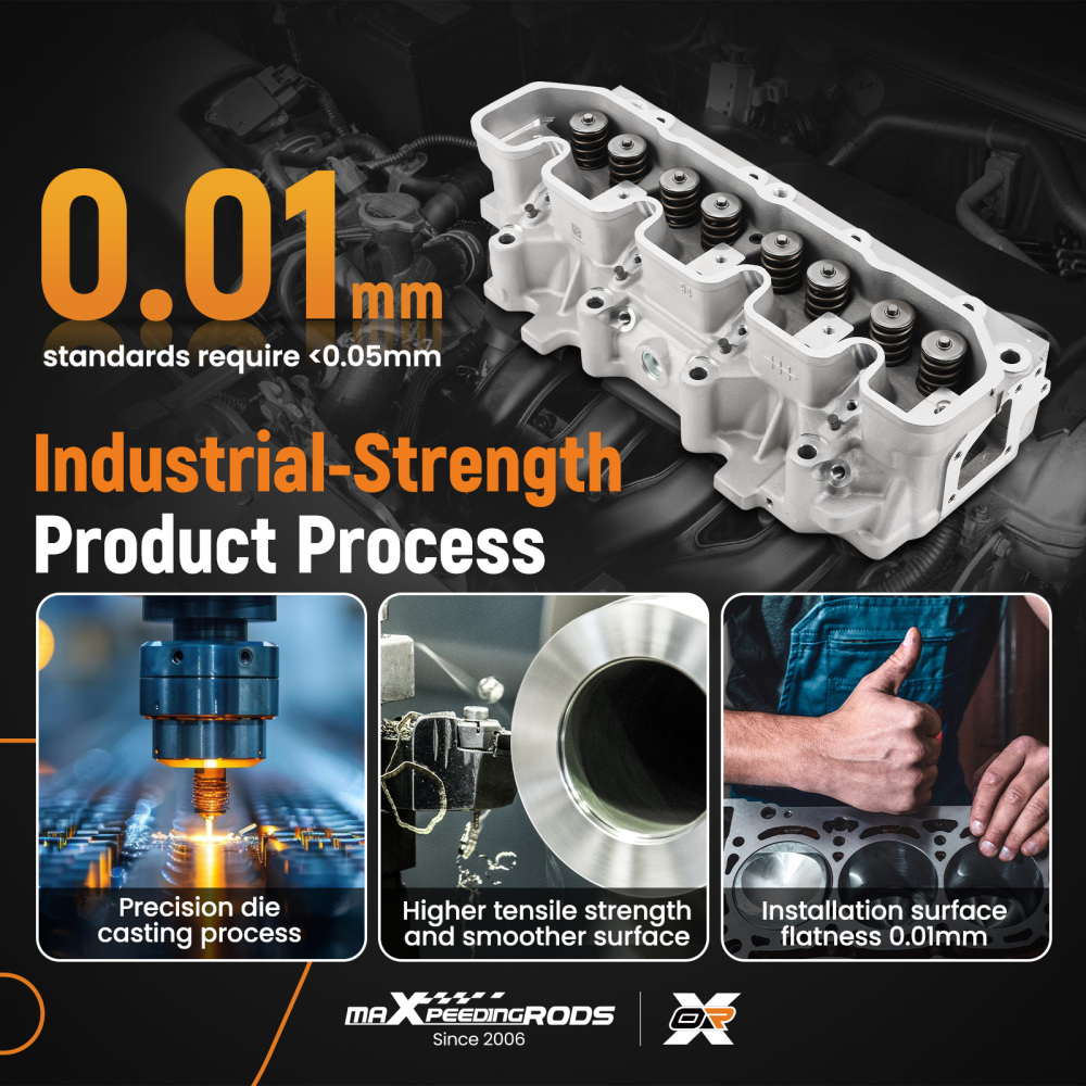 Cylinder Head Complete Assy compatible for Land Rover Discovery 300TDI 1995-1998 LDF500180