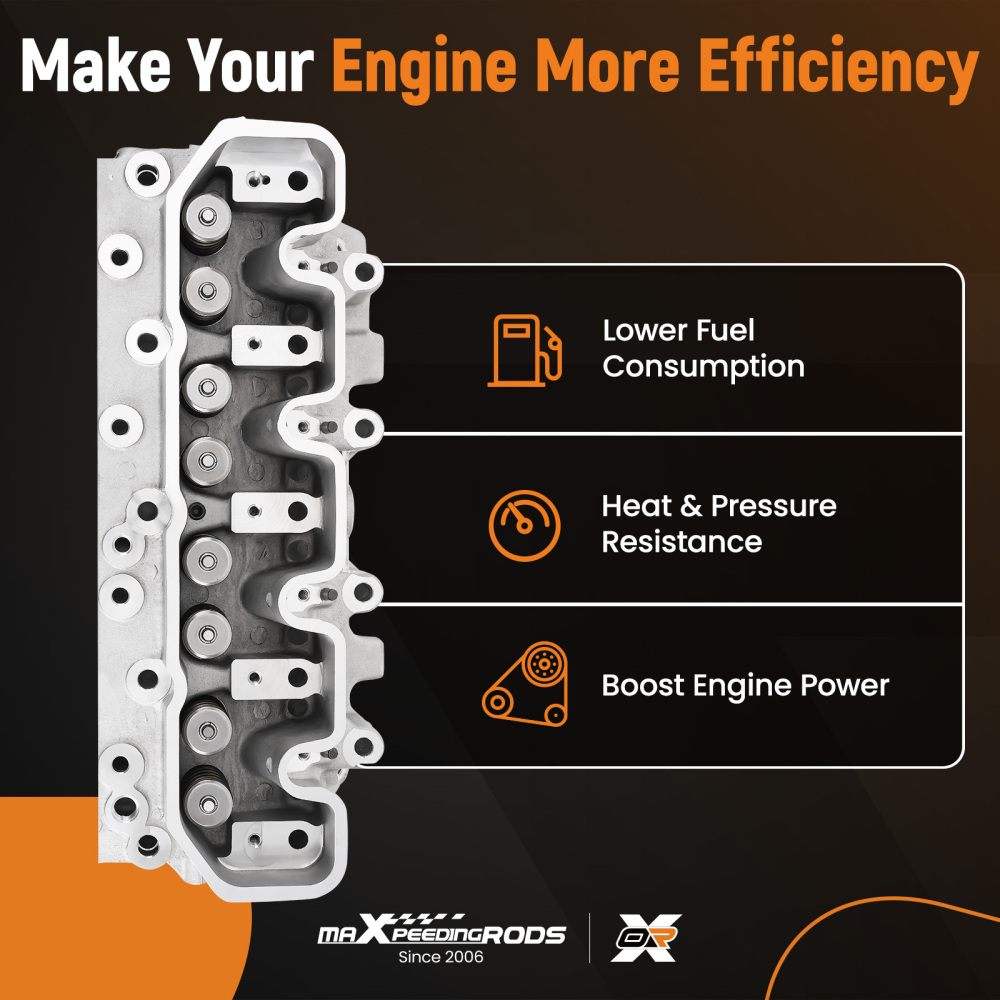 Cylinder Head Complete Assy compatible for Land Rover Discovery 300TDI 1995-1998 LDF500180