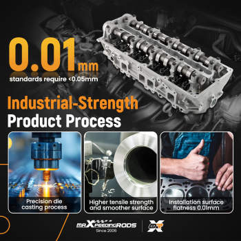 NEW Cylinder Head compatible for Ford Ranger PJ PK 2.5L/3.0L compatible for Mazda BT-50 Pick-up for 908749