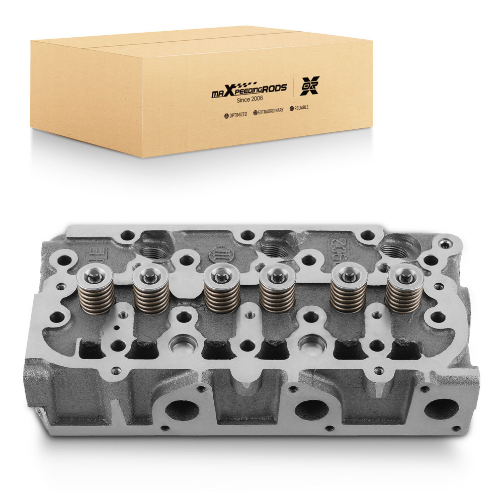 Complete Cylinder Head Assembly w/ Gasket Kit compatible for Kubota D902 Engine 1G962-03045