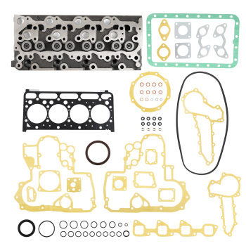 Complete Cylinder Head AssemblyGasket compatible for Kubota V2203 V2203T V2203E V2203B