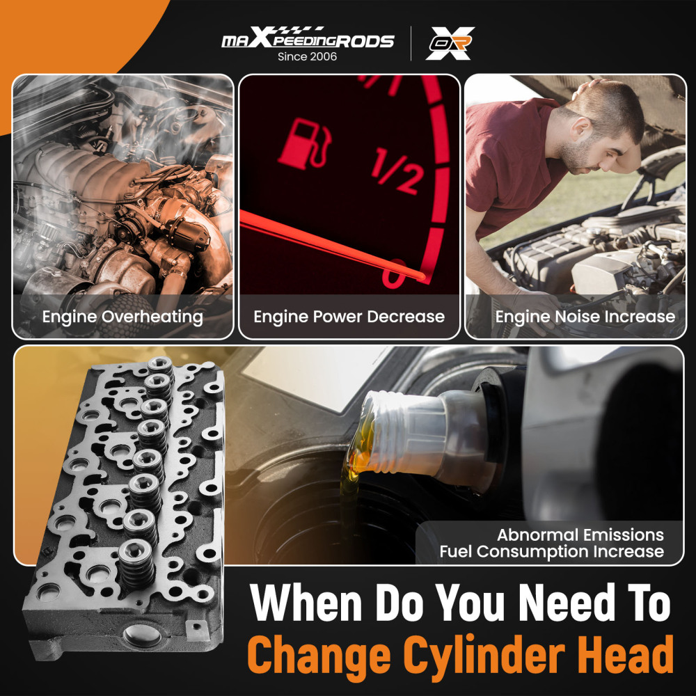 Complete Cylinder Head AssemblyGasket compatible for Kubota V2203 V2203T V2203E V2203B