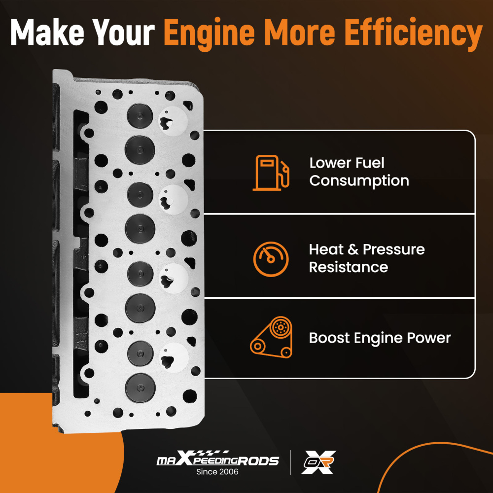 Complete Cylinder Head compatible for Kubota V2203 V2203T V2203E V2203B engine 19077-03048