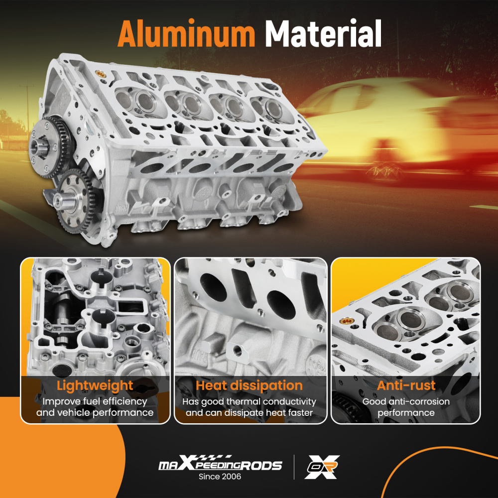 Complete Cylinder Head compatible for Audi A4 A5 A6 Q5 CAEA CAEB CDNB CDNC 2.0L l4 DOHC