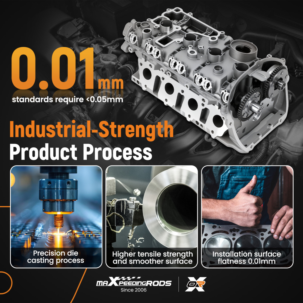 Complete Cylinder Head compatible for Audi A4 A5 A6 Q5 CAEA CAEB CDNB CDNC 2.0L l4 DOHC