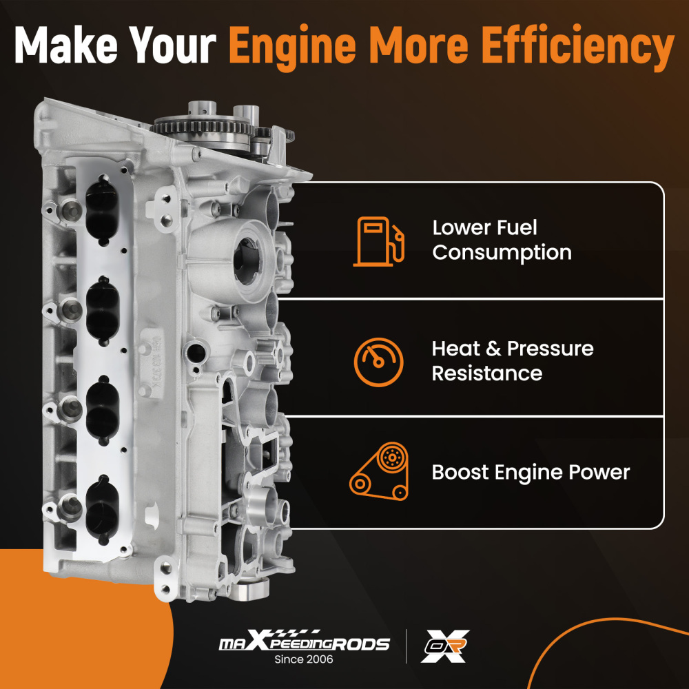Complete Cylinder Head compatible for Audi A4 A5 A6 Q5 CAEA CAEB CDNB CDNC 2.0L l4 DOHC