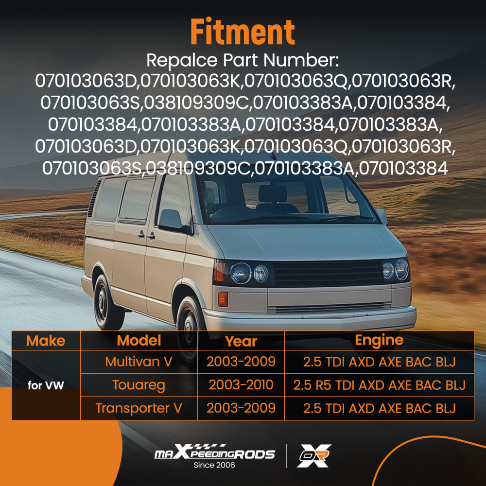 Testa cilindro completa compatibile per VW Touareg Transporter V T5 AXD AXE BAC BLJ 2.5 TDI
