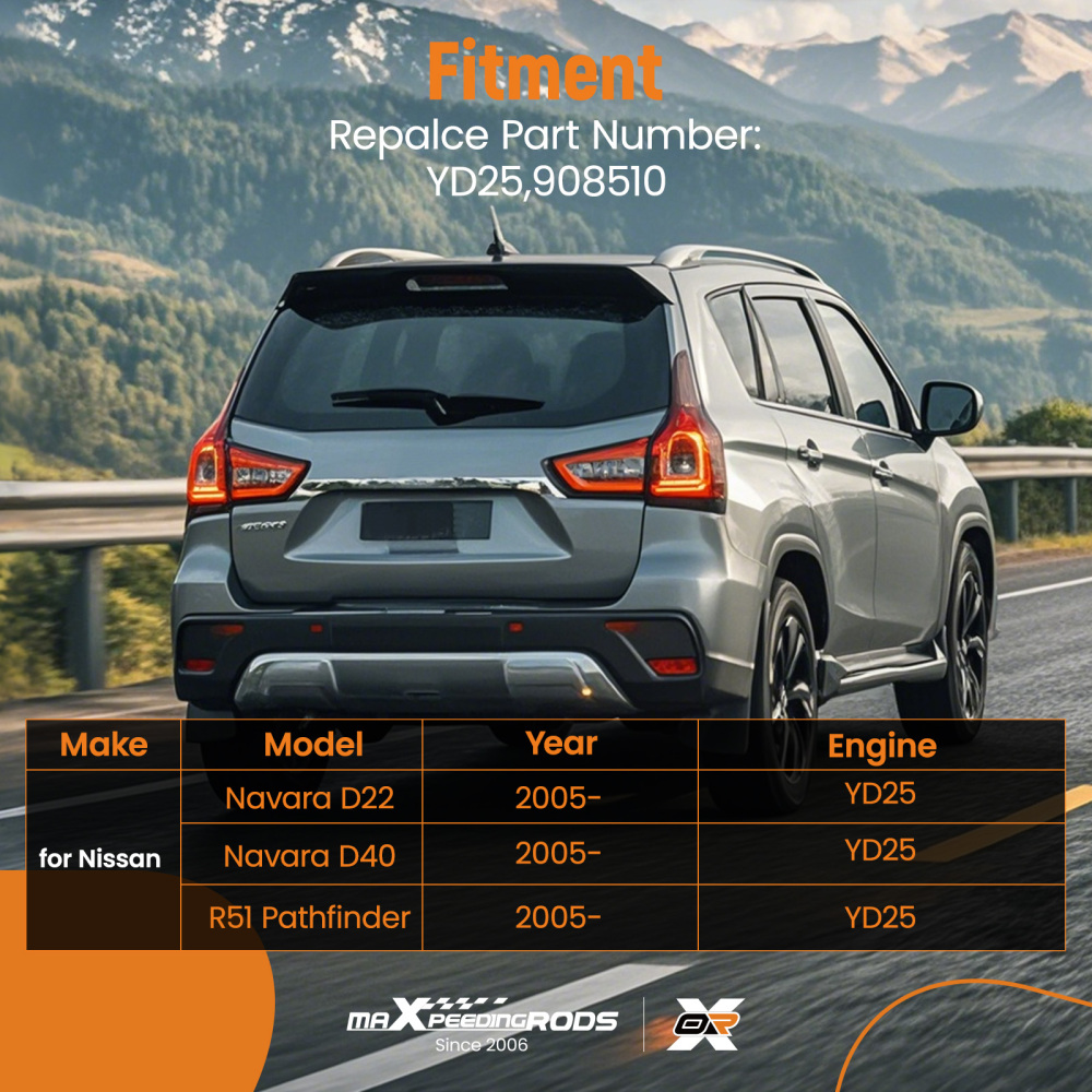 Comlete Cylinder Head + Full Gasket Kit compatible for Nissan Navara D40 D22 Pathfinder R51