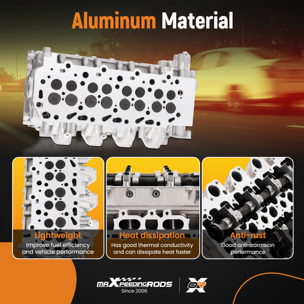 Cylinder Head Complete compatible for Mitsubishi L200 Triton Pajero 2.5 DI-D 4D56 2005-2016