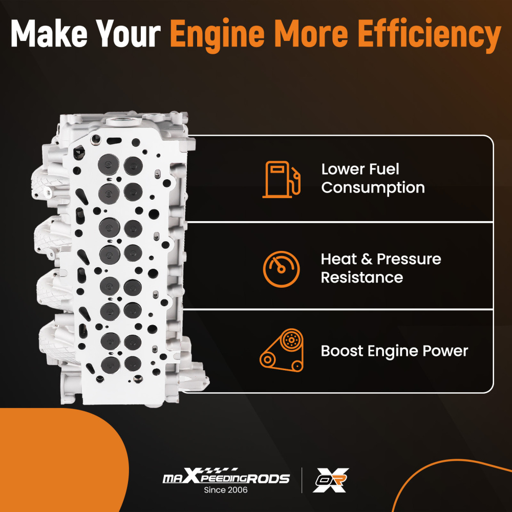 Cylinder Head Complete compatible for Mitsubishi L200 Triton Pajero 2.5 DI-D 4D56 2005-2016