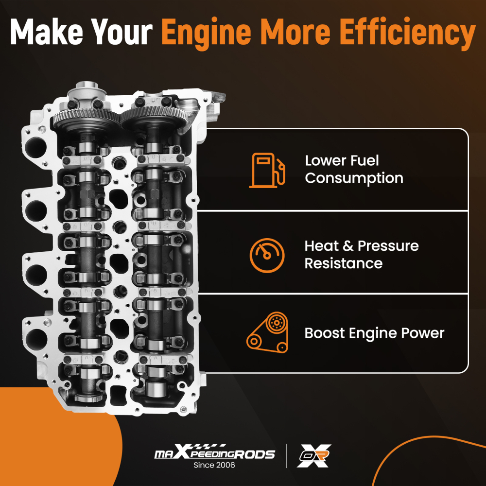 Cylinder Head Assembly compatible for Mitsubishi L200 4D56U 16 Valve 2.5 DI-D 1005B452@V3L6