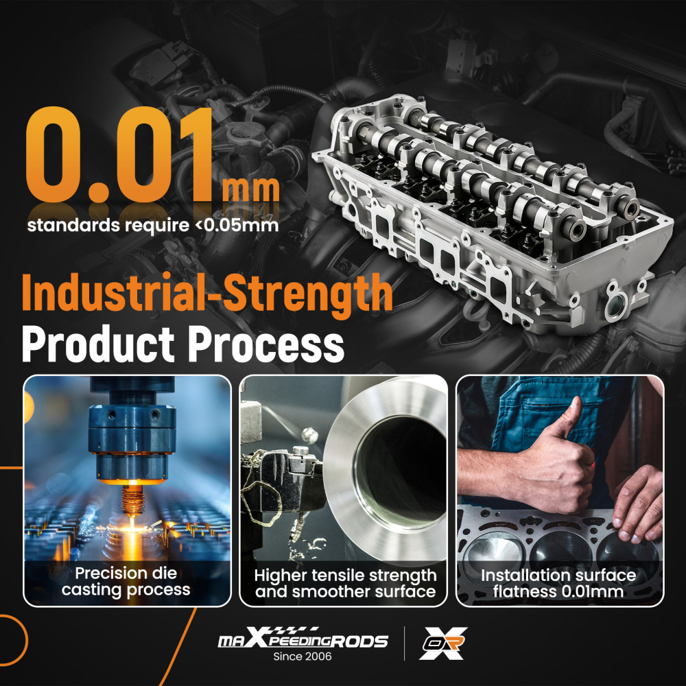 908749 Complete Cylinder Head compatible for Mazda BT-50 Pick-up 06-15 2.5L 3.0L WEAT WLAA