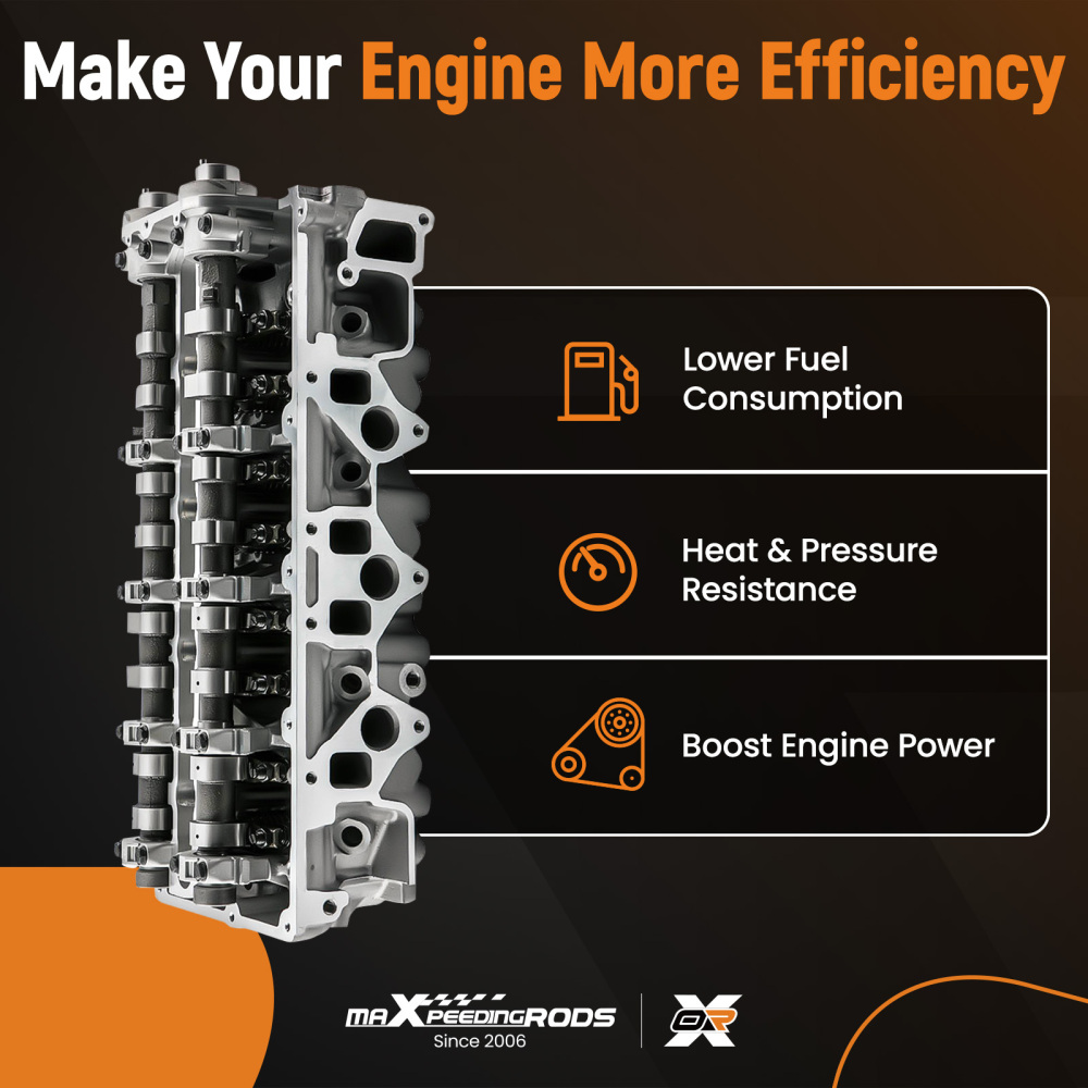 908749 Complete Cylinder Head compatible for Mazda BT-50 Pick-up 06-15 2.5L 3.0L WEAT WLAA