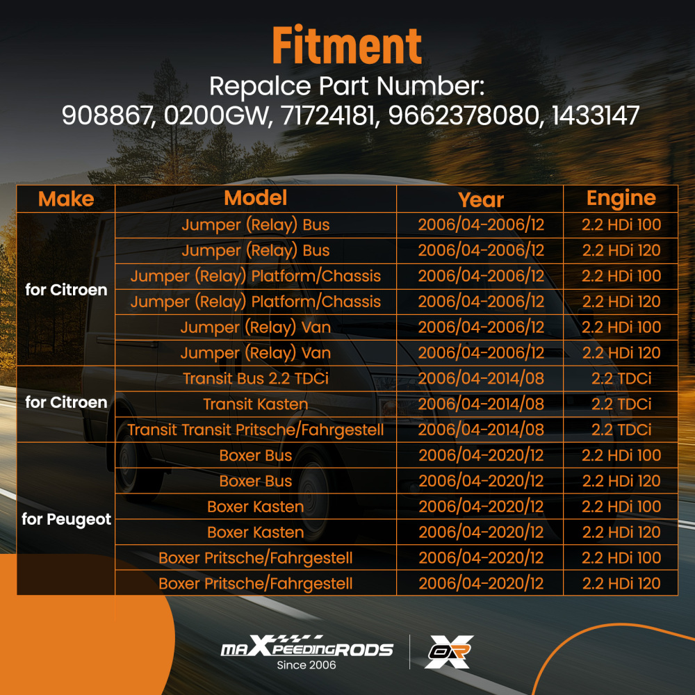 Culasse avec Common Rail compatible pour Ford Transit 2.2 TDCi 2006-2014 1433147 Aluminium