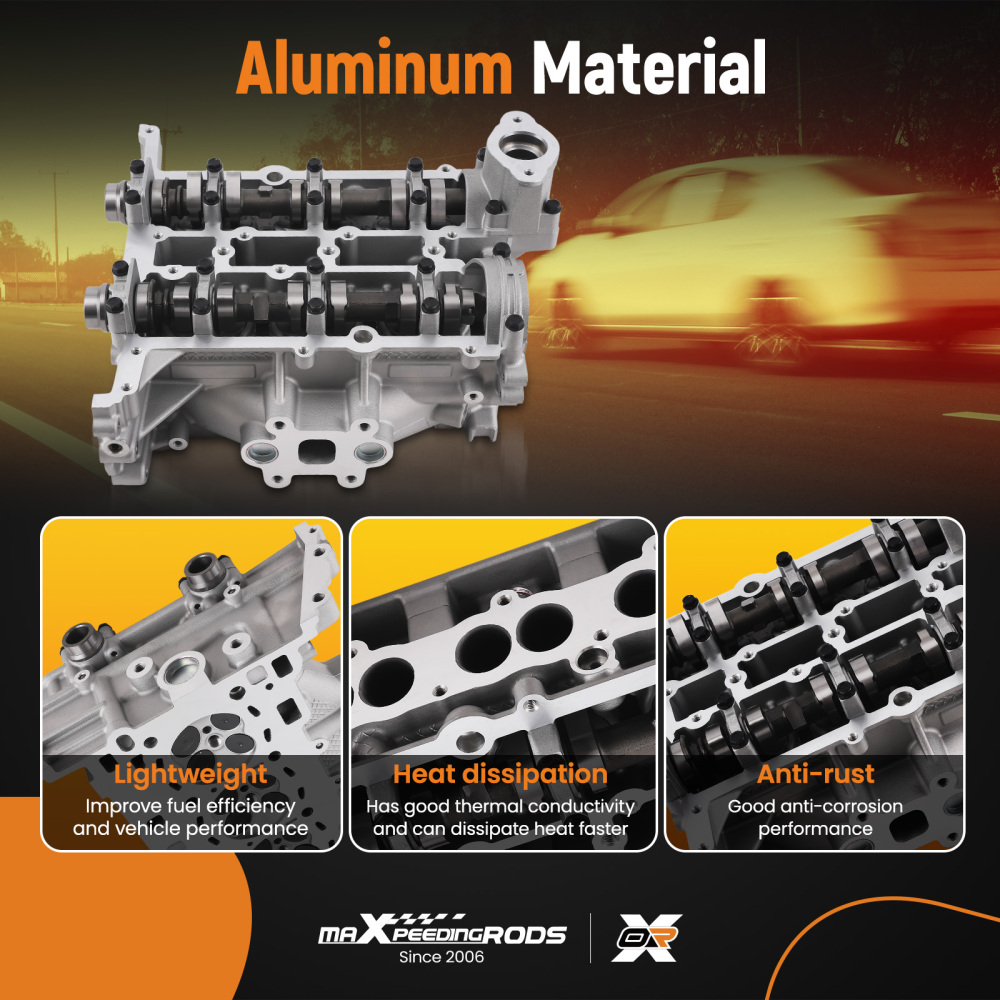 1765041 Cylinder Head Assembly compatible for Ford 1.0 Ecoboost Focus Fiesta M1DA M2DA SFJC