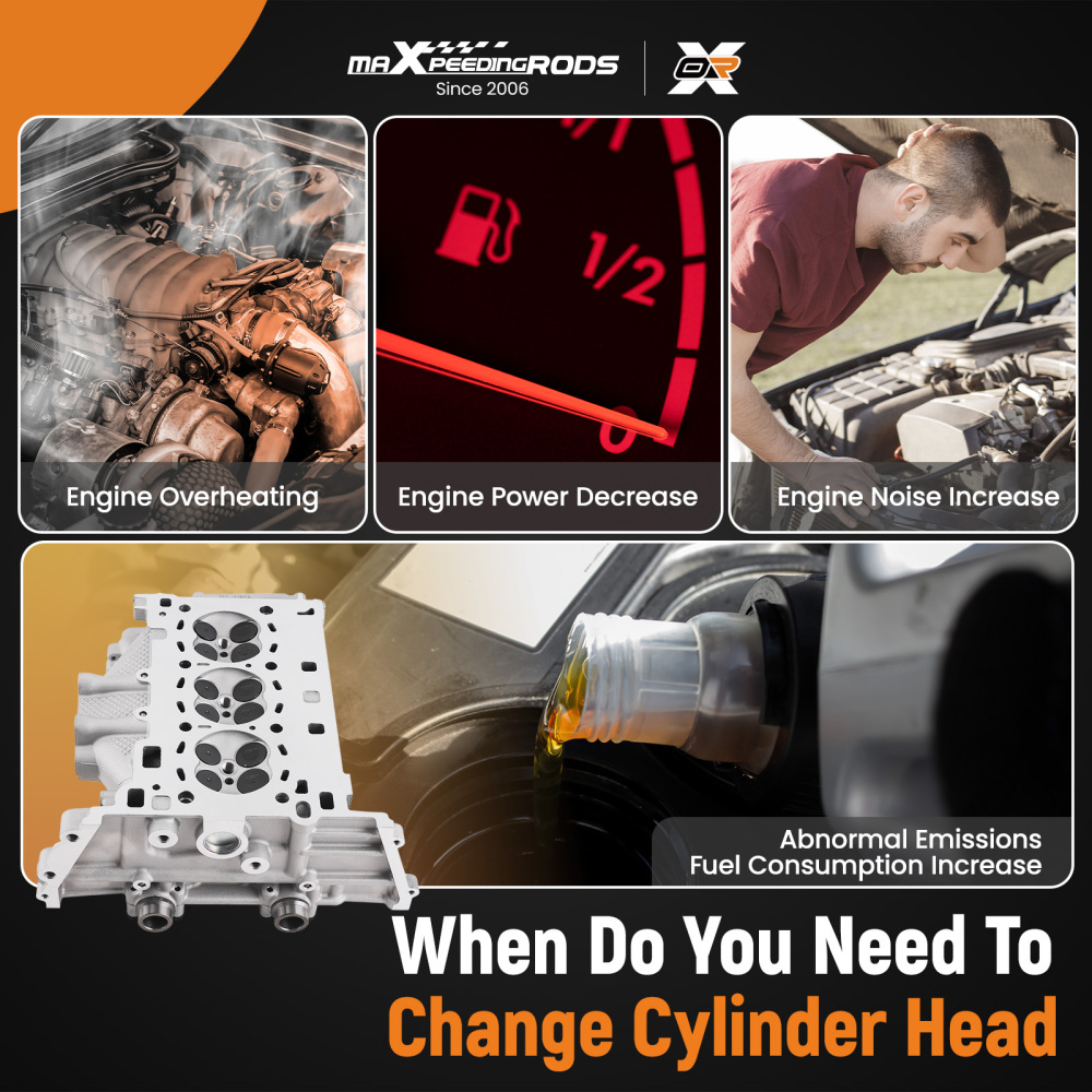 1765041 Cylinder Head Assembly compatible for Ford 1.0 Ecoboost Focus Fiesta M1DA M2DA SFJC