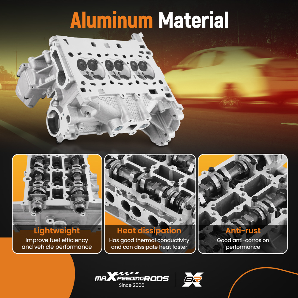 Cylinder Head Complete compatible for Ford Focus III IV 1.0 Ecoboost M1DA M2DA B3DA B7DA