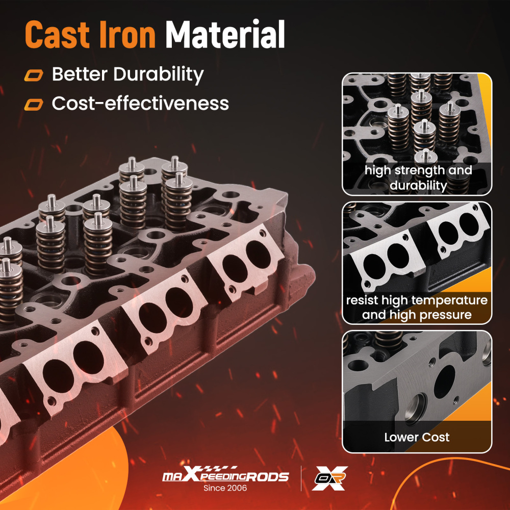 6.4 Powerstroke Cylinder Head compatible for Ford F250 F350 F450 F550 391 V8 2008-2010