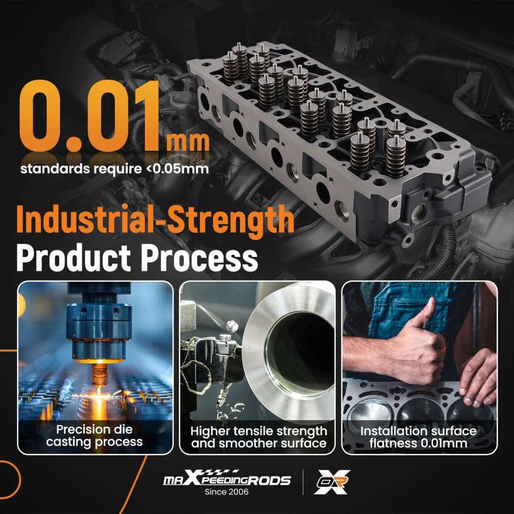 6.4 Powerstroke Cylinder Head compatible for Ford F250 F350 F450 F550 391 V8 2008-2010