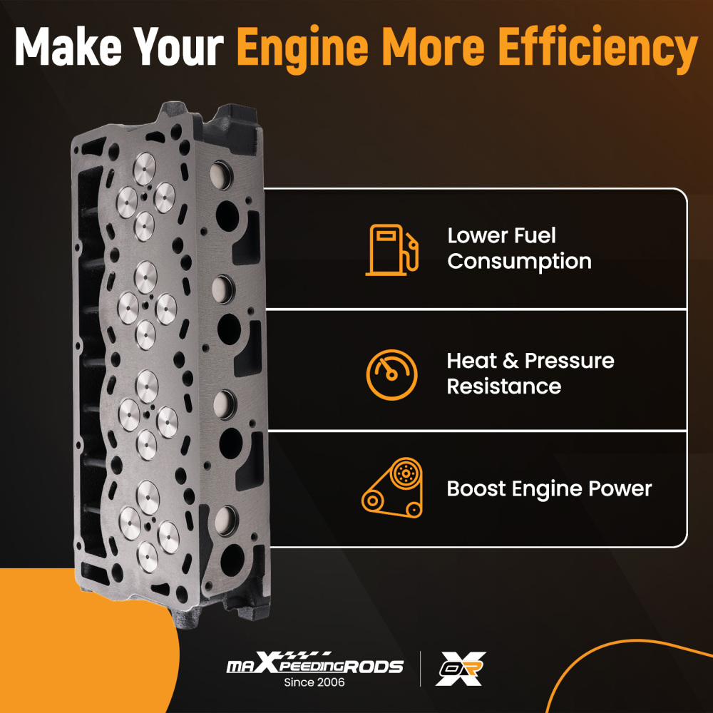 6.4 Powerstroke Cylinder Head compatible for Ford F250 F350 F450 F550 391 V8 2008-2010