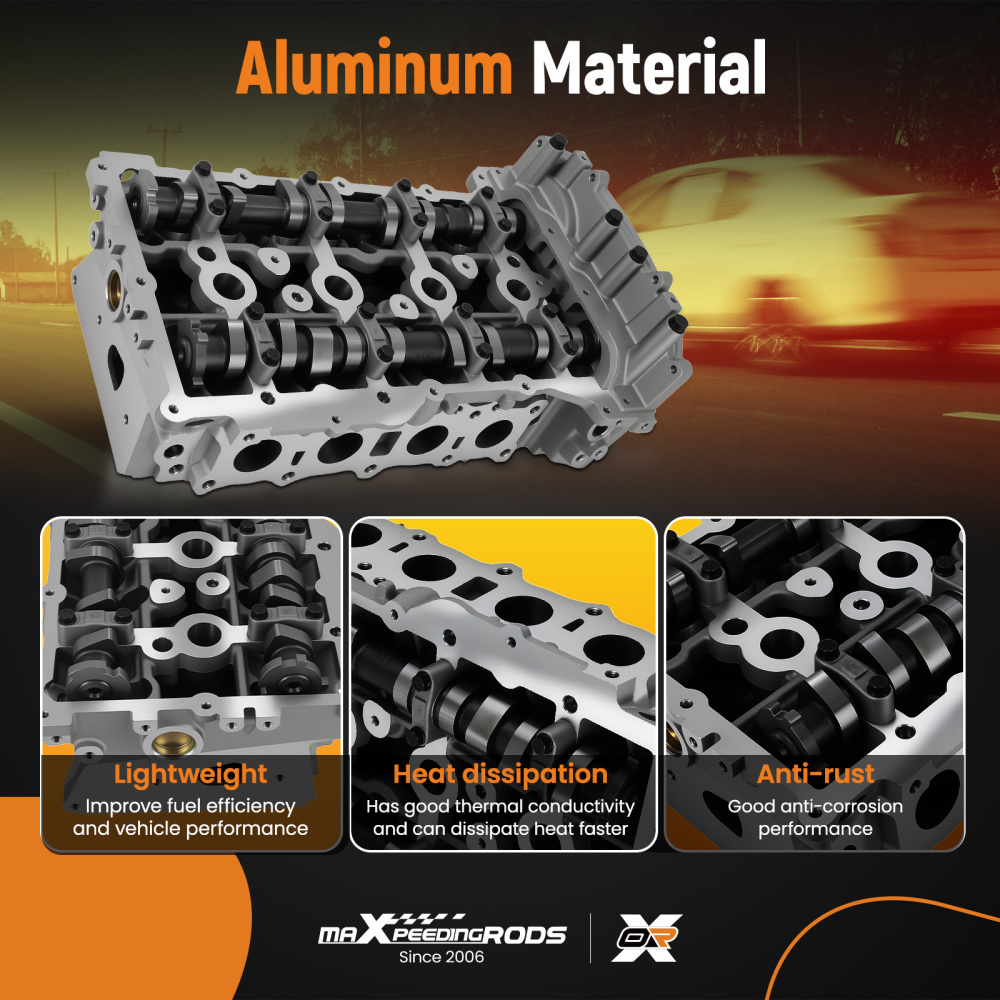 Cylinder Head compatible for Hyundai Sonata compatible for Kia Sportage G4KJ 2.4L 2011-2018 New Model