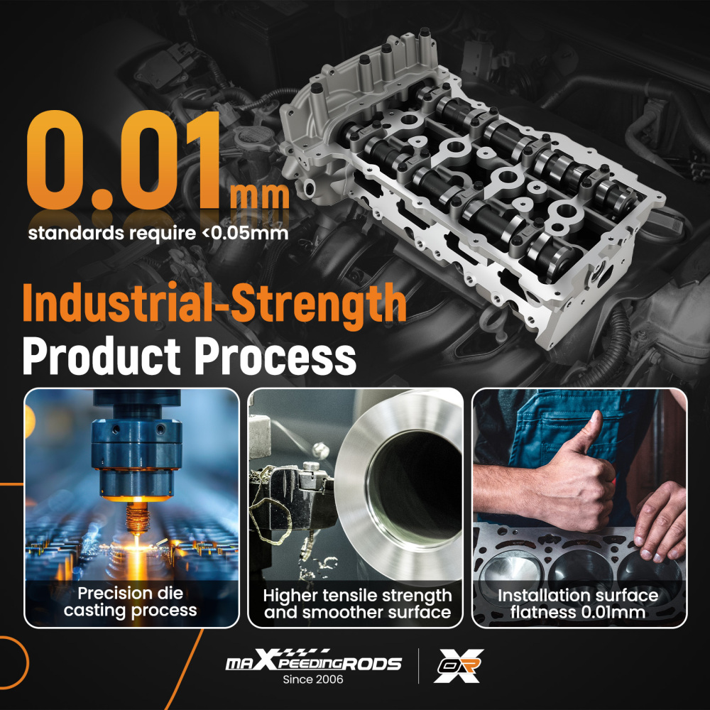 Cylinder Head compatible for Hyundai Sonata compatible for Kia Sportage G4KJ 2.4L 2011-2018 New Model