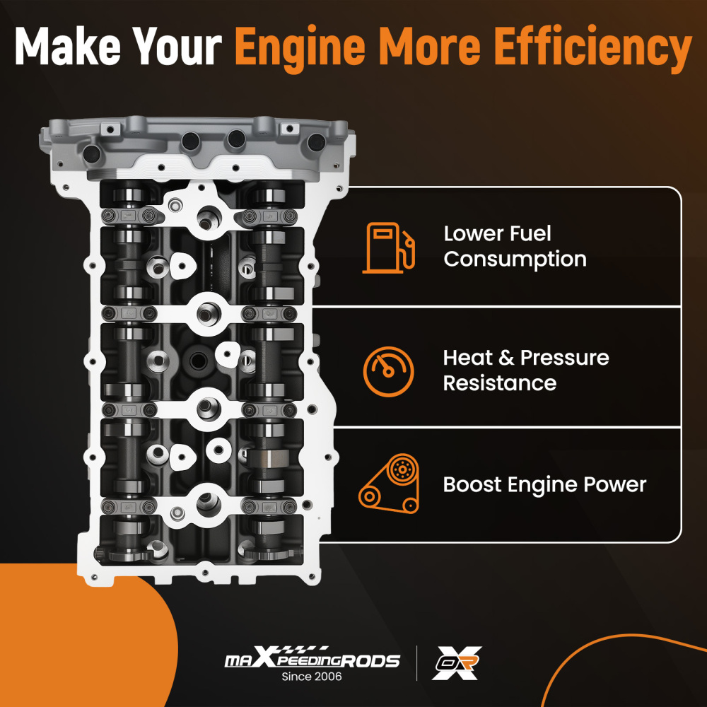 Cylinder Head compatible for Hyundai Sonata compatible for Kia Sportage G4KJ 2.4L 2011-2018 New Model