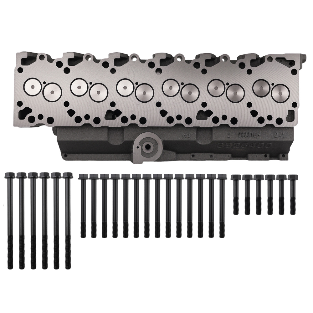 Cylinder Head w/Bolts compatible for Dodge Cummins Ram 2500 compatible for Ram 3500 5.9L 6B 1994-1998