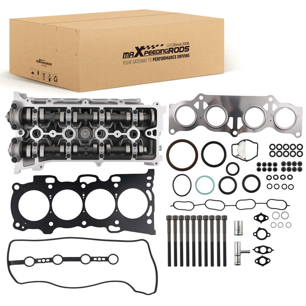 Assembled Cylinder Head w/Gasket Set compatible for Toyota RAV4 Solara compatible for Camry 2.4L 2AZFE