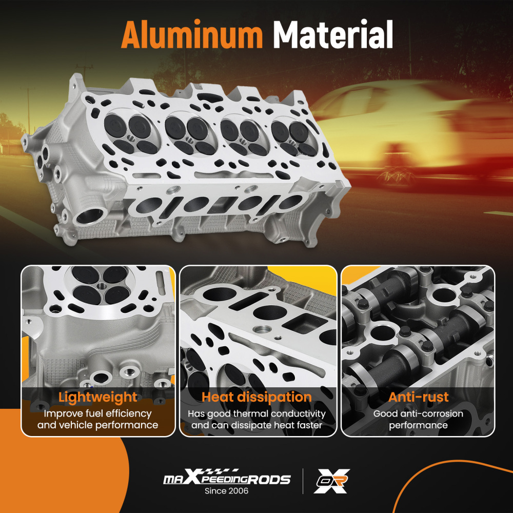 Complete Cylinder Head compatible for Toyota RAV4 Camry Highlander 2.4L 2AZ-FE 2001-2008