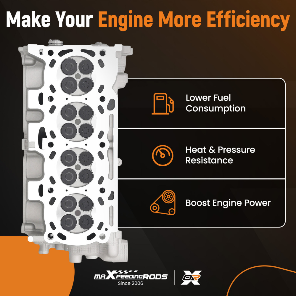 Complete Cylinder Head compatible for Toyota RAV4 Camry Highlander 2.4L 2AZ-FE 2001-2008
