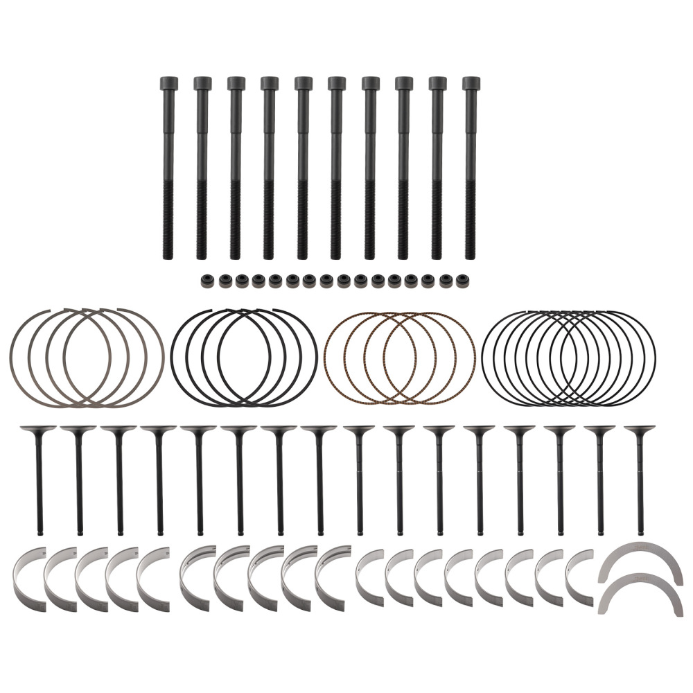 Cylinder Head AssemblyOverhaul Engine Rebuild Kit compatible for Toyota 2.4L 2AZ-FE