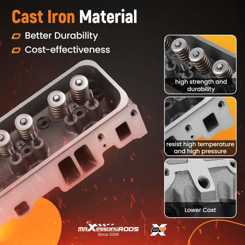 Complete Cylinder Head for CGMC Cadillac hevy 5.7L 350Cu. V8 OHV 10239906