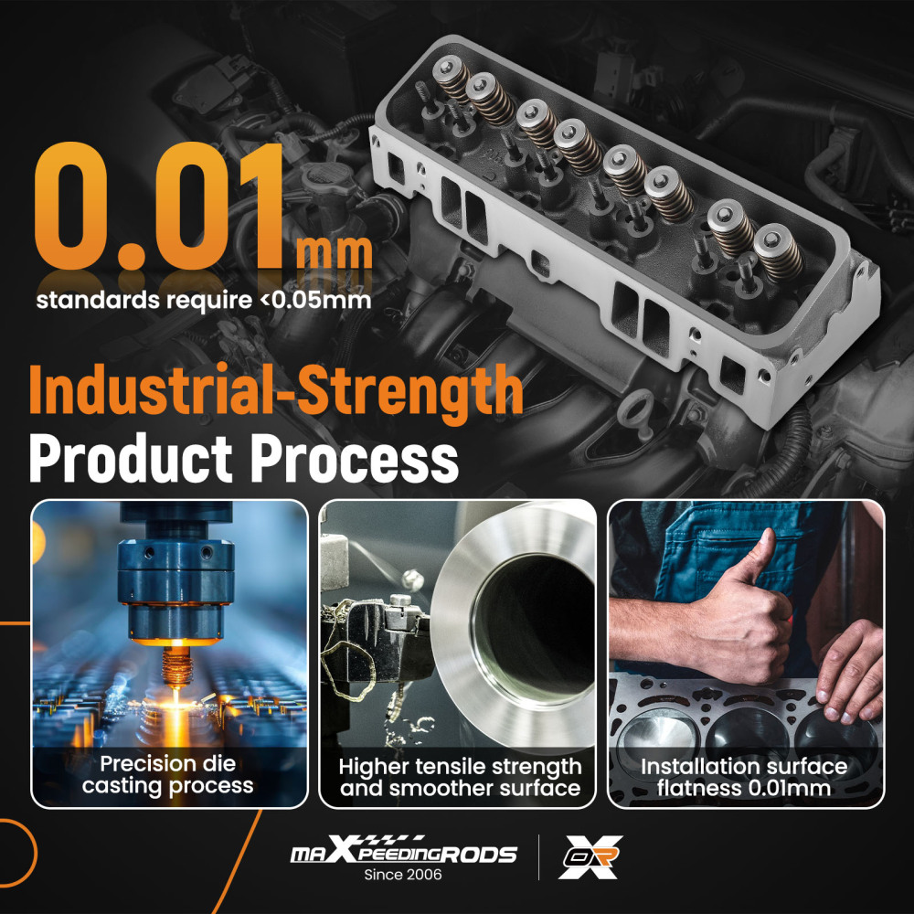 Complete Cylinder Head for CGMC Cadillac hevy 5.7L 350Cu. V8 OHV 10239906