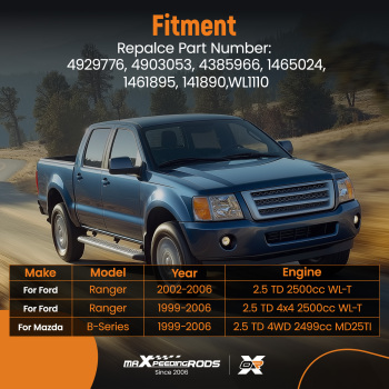 4929776 Complete Cylinder Head compatible for Ford Ranger Mazda B-Series 2.5L WL-T MD25TI