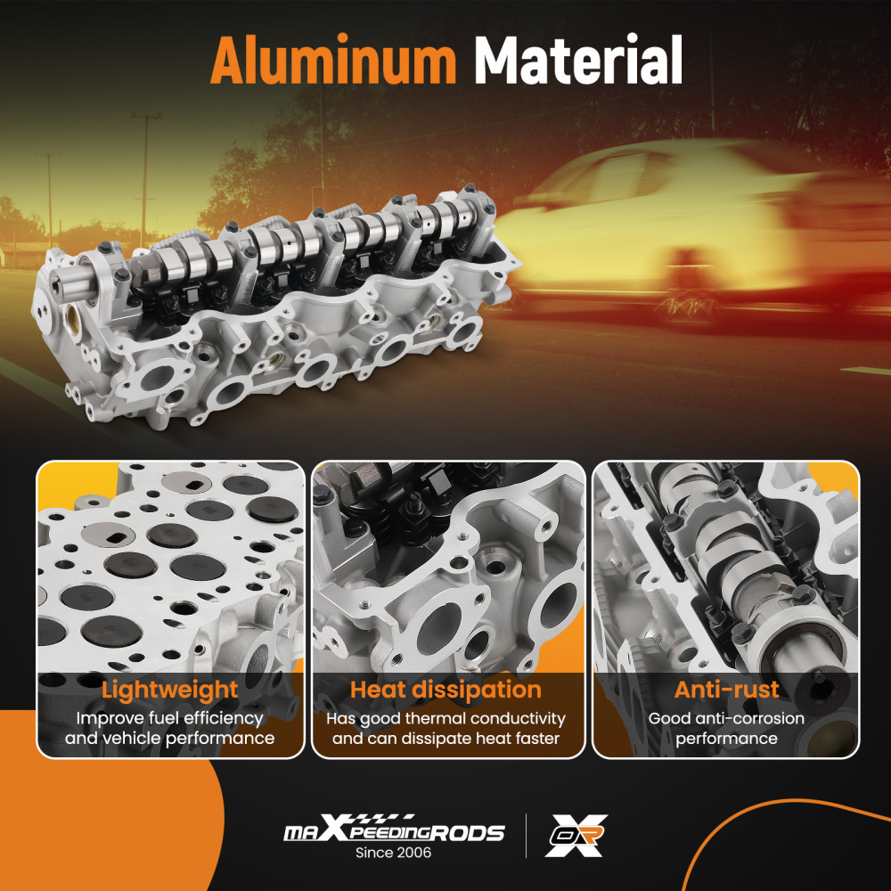 4929776 Complete Cylinder Head compatible for Ford Ranger Mazda B-Series 2.5L WL-T MD25TI