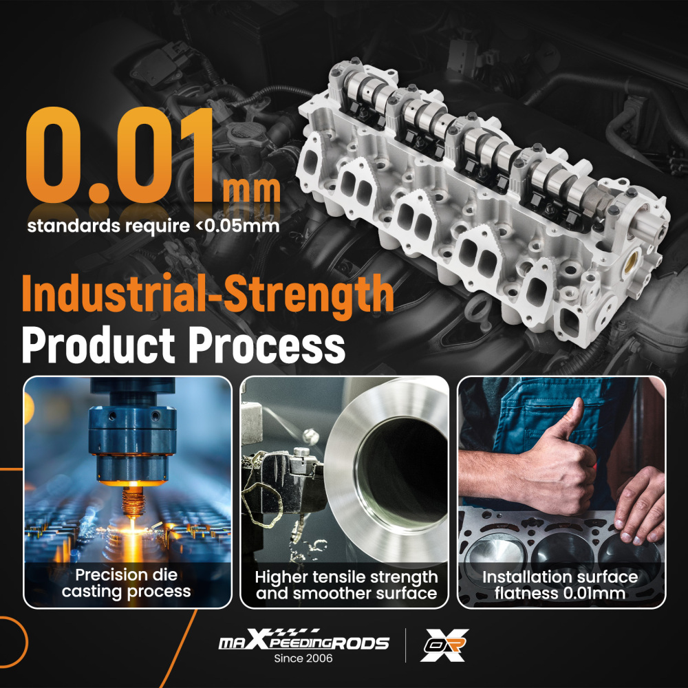 4929776 Complete Cylinder Head compatible for Ford Ranger Mazda B-Series 2.5L WL-T MD25TI