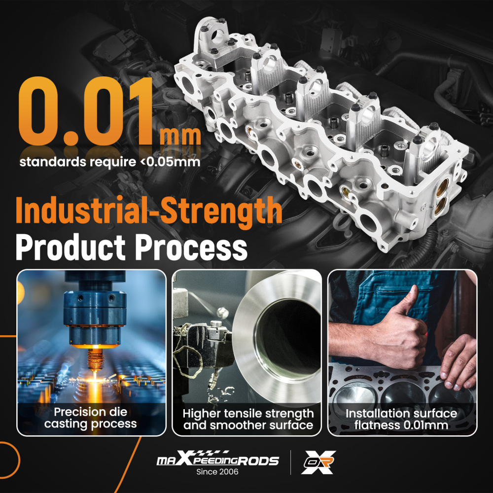 Cylinder Head compatible for Ford Ranger Mazda B2500 Bongo 2.5L 903053 , 4385966