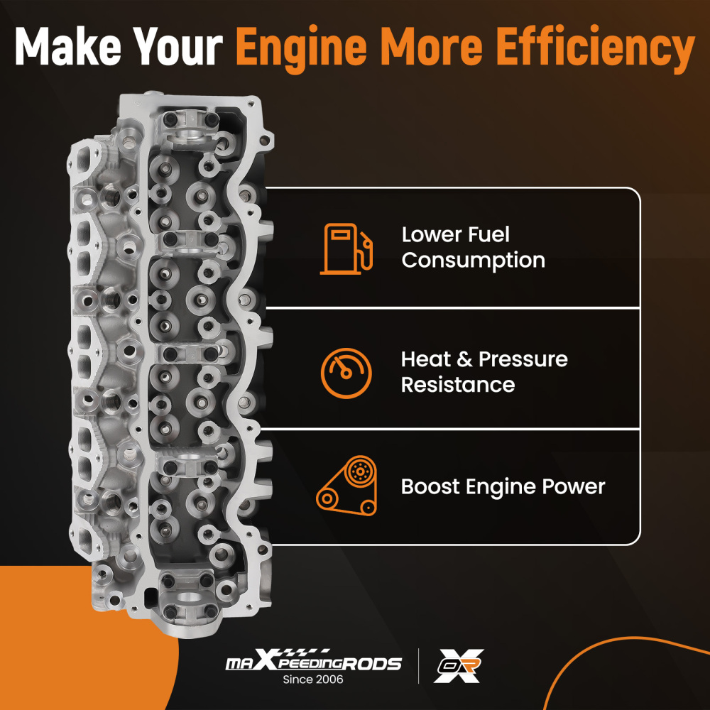 Cylinder Head compatible for Ford Ranger Mazda B2500 Bongo 2.5L 903053 , 4385966