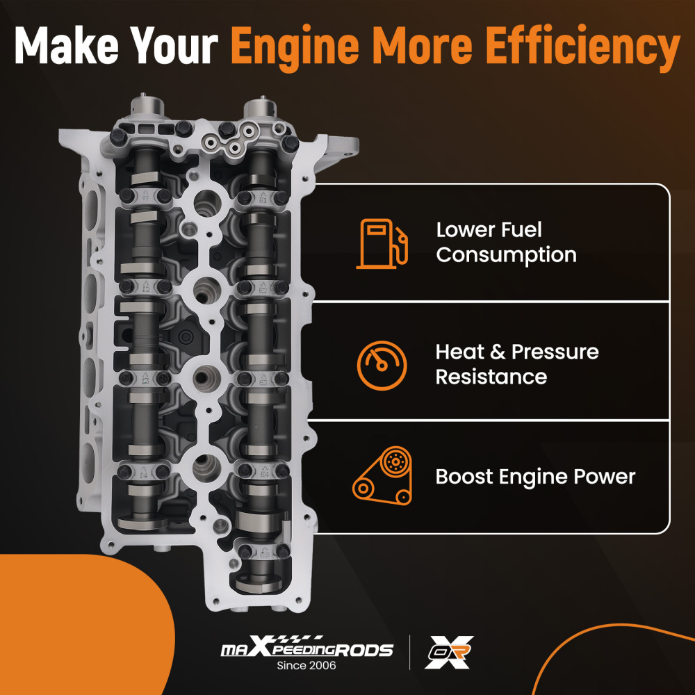 Engine Cylinder Head Assembly compatible for Hyundai Veloster compatible for Kia Soul 1.6L G4FD 2021