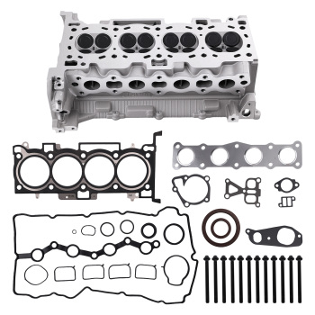 G4KE Cylinder Head AssemblyHead Gasket Set w/ bolts compatible for Hyundai Kia 2.4L