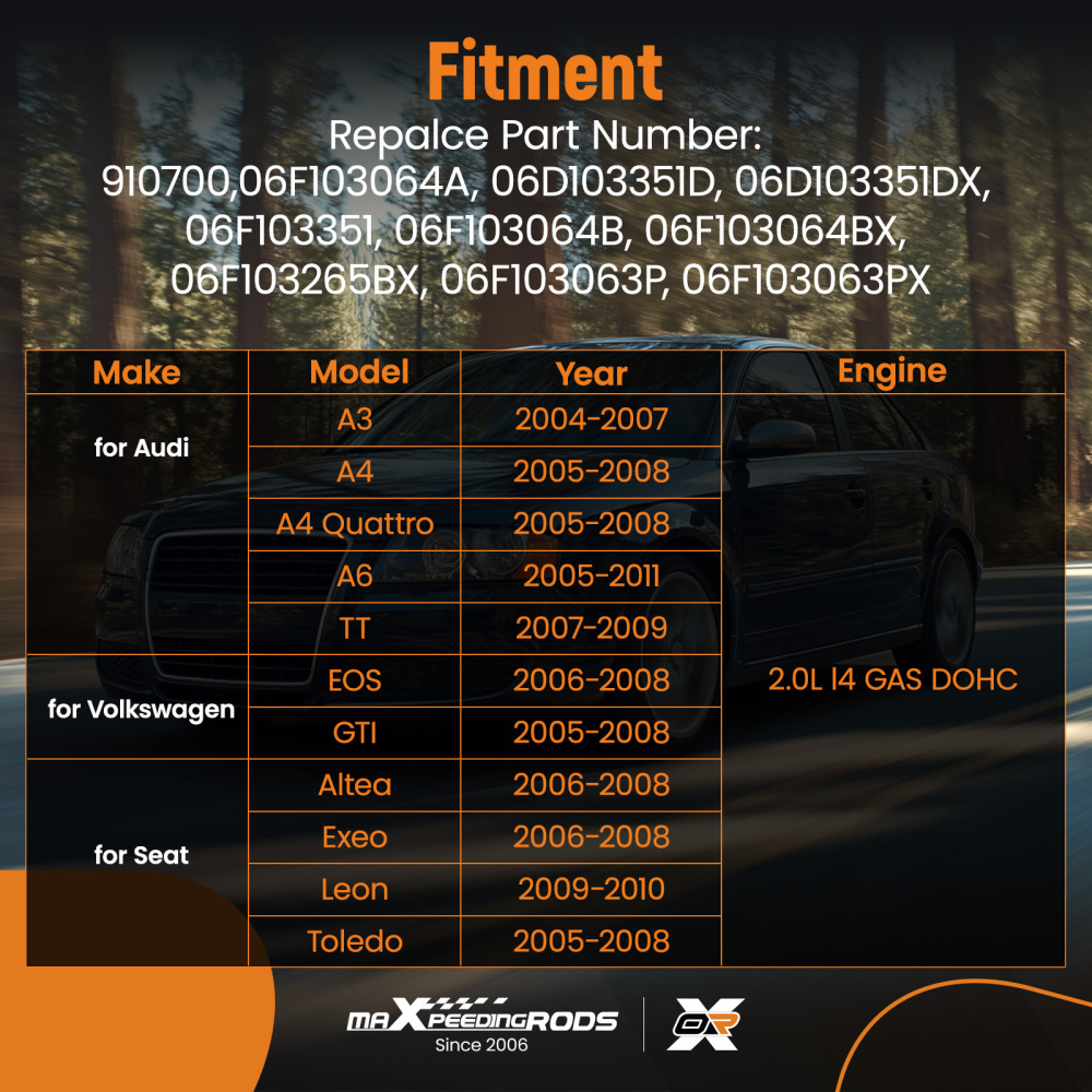 Cylinder Head compatible for Audi A3 A4 compatible for VW Golf Passat 2004-2008 06F103064A 06D103351D