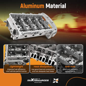 Cylinder Head compatible for Ford Transit compatible for Land Rover Defender 2.4L 1433148 6C1Q6C032BA