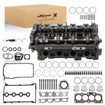 Assembled Cylinder Head + Engine Rebuild Kit compatible for Audi A4 TT compatible for VW Passat 1.8T
