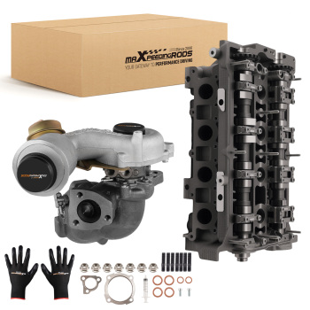 Cylinder Head Assembly + K03-052 Turbo 53039880052 compatible for VW Golf Audi TT 1.8T