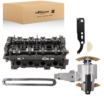 Complete Cylinder Head + Timing Chain Tensioner Kit compatible for Audi A4 TT compatible for VW Passat 1.8