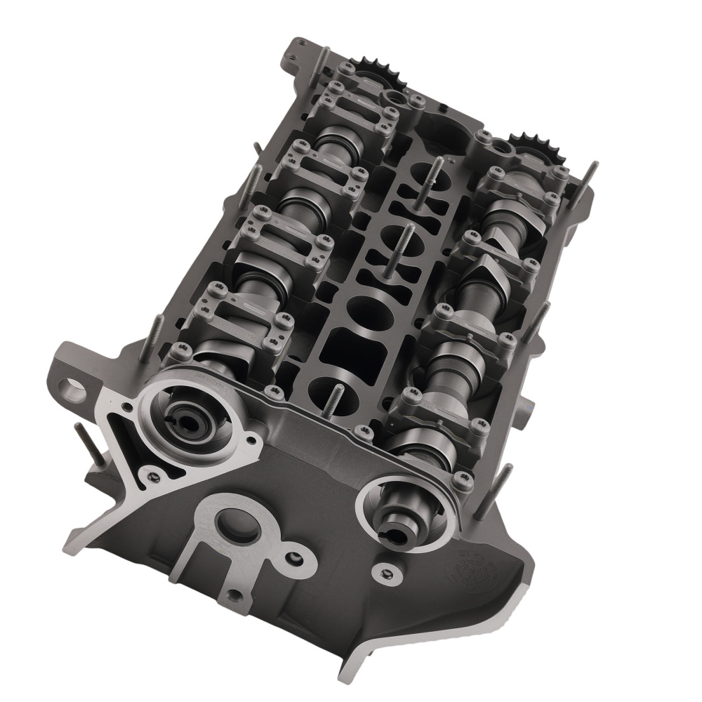 Cylinder Head Assembly + Timing Chain + Tensioner + Gasket Kit compatible for Audi VW 1.8T