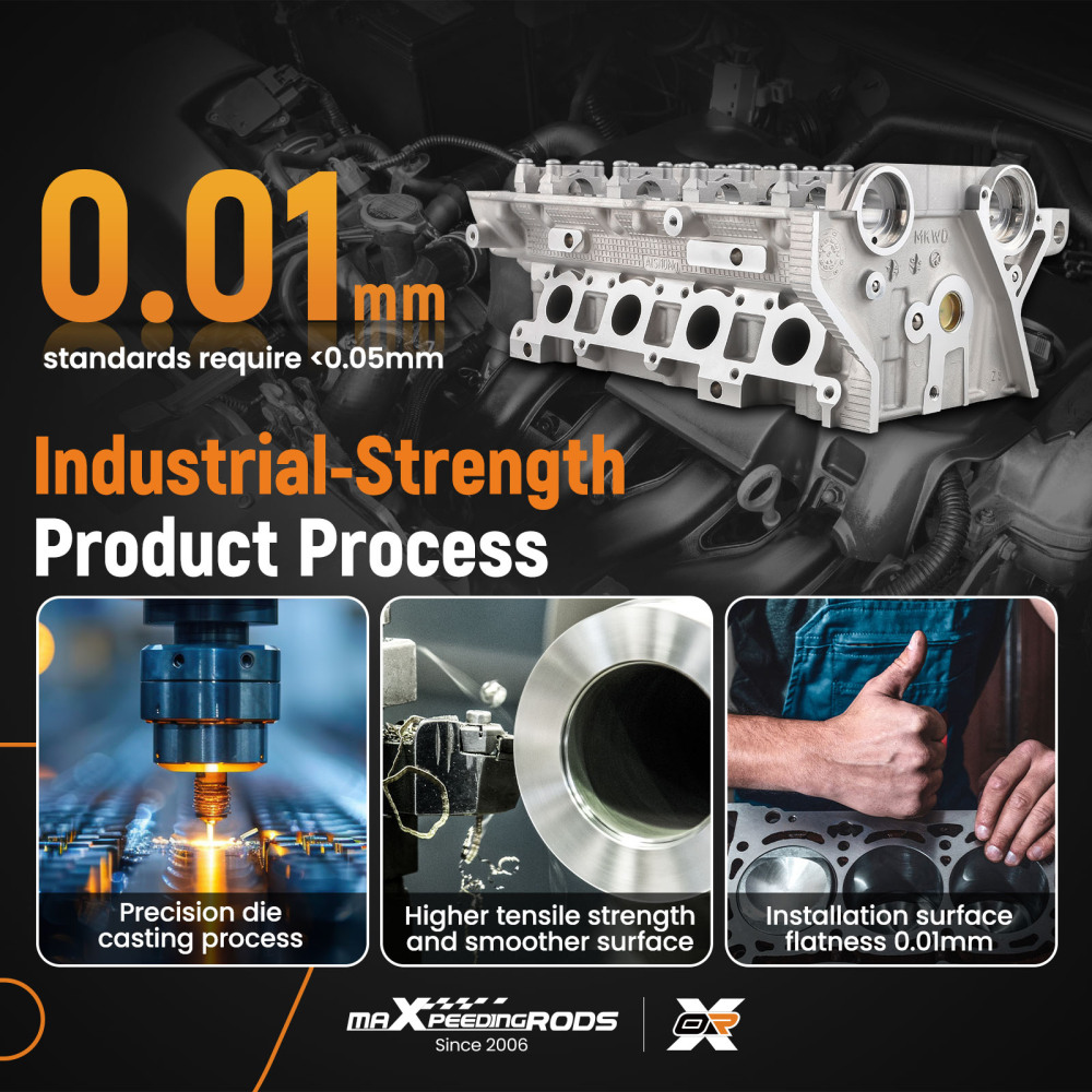 Cylinder Head compatible for Audi TT A4 / TT A4 Quattro Jetta compatible for Golf GTI 1.8L 2000-2006