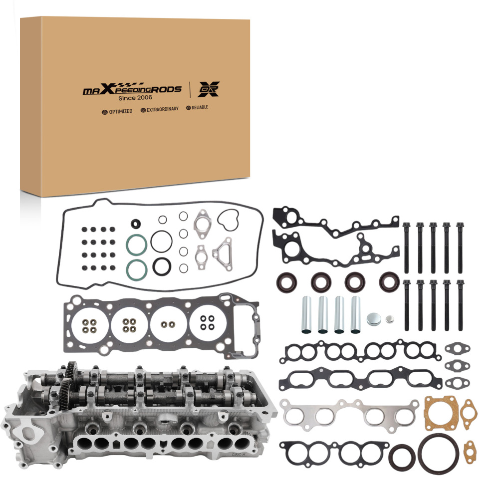 8 Ports Cylinder HeadEngine Head Gasket Set Bolts compatible for Toyota Tacoma 2.4L 2.7L